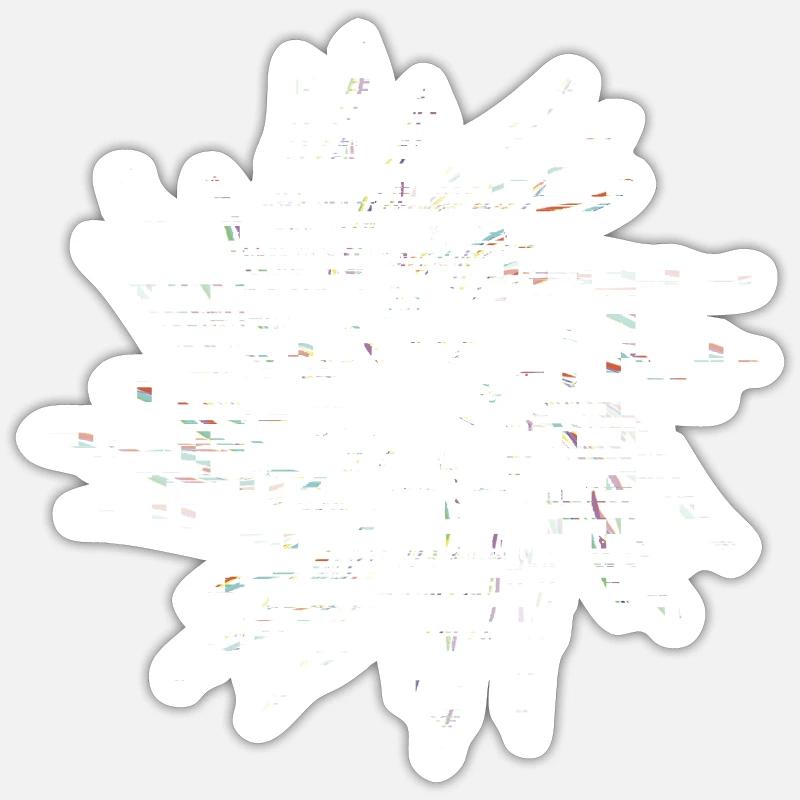 Arctic Sun - White - Sticker taille S (10 x 10 cm) - blanc mat