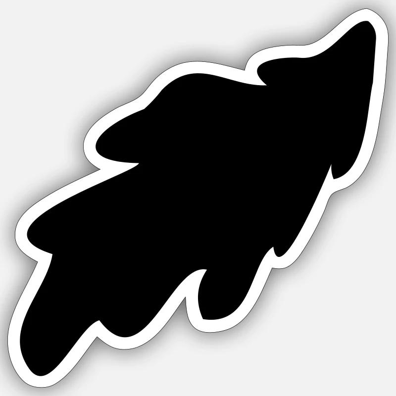 Feuille 08 Sticker taille S (10 x 10 cm)