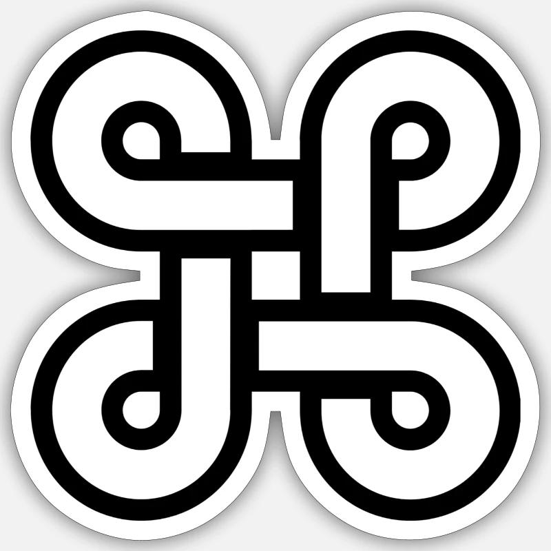 # Logo - Sticker size S (10 x 10 cm) - white matte