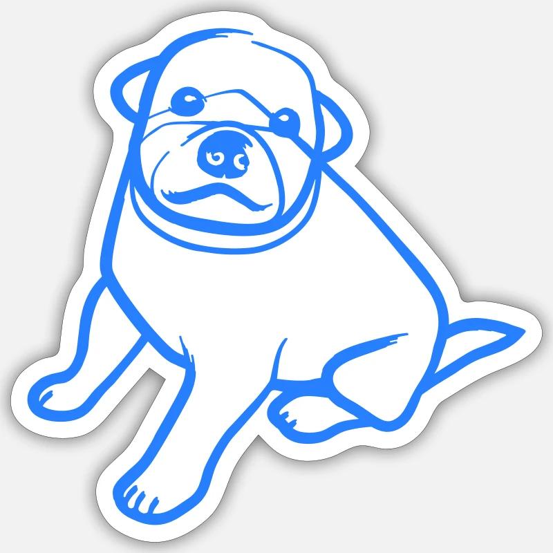 Il écoute sa parole ! - Sticker taille S (10 x 10 cm) - blanc mat