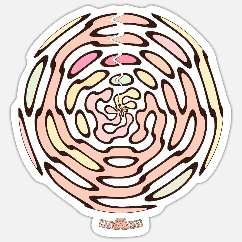 Résumé n° 57 - Sticker taille S (10 x 10 cm) - blanc mat