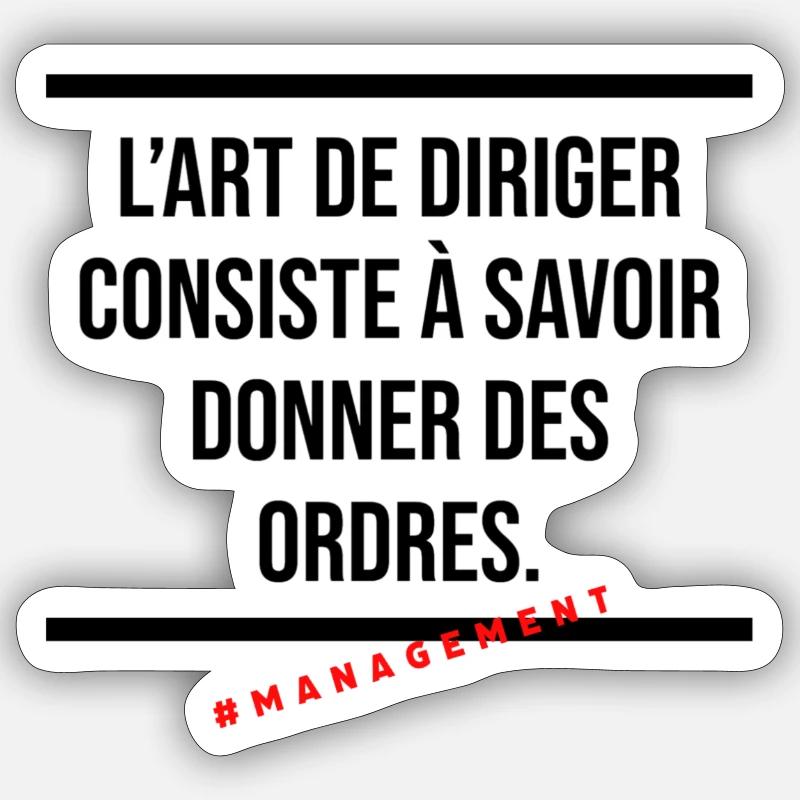 diriger Sticker taille S (10 x 10 cm)