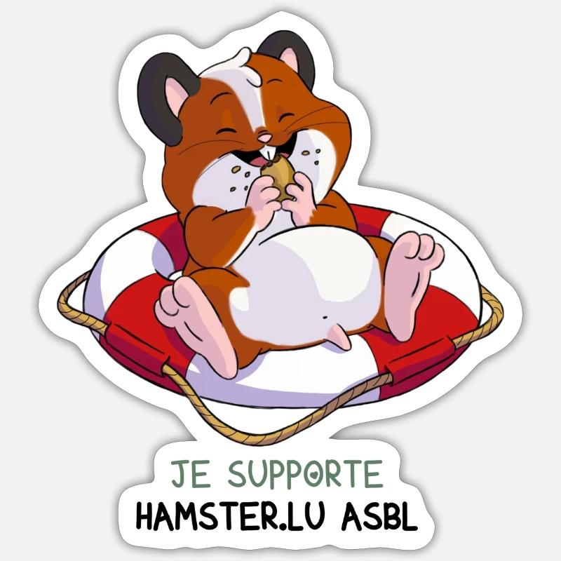 Je supporte Sticker taille S (10 x 10 cm)