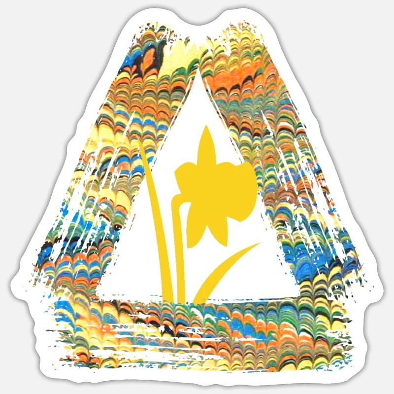 Narcisse E 278 Sticker taille S (10 x 10 cm)