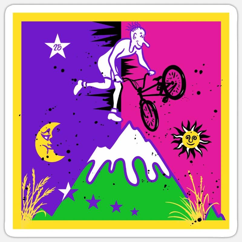 HOFFMAN BMX - Sticker taille S (10 x 10 cm) - blanc mat