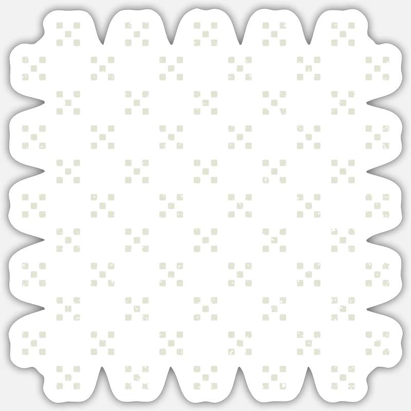 Muster Sticker Größe S (10 x 10 cm)