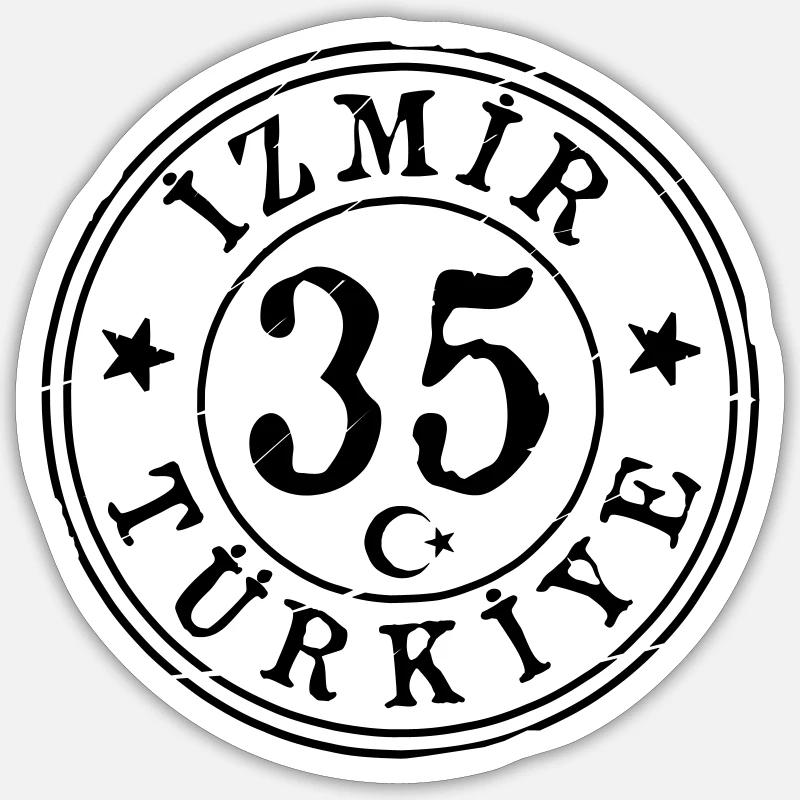 Izmir 35 Millésime Sticker taille S (10 x 10 cm)