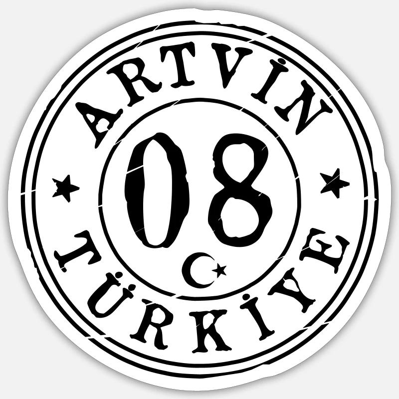 Artvin 08 Vintage Sticker size S (10 x 10 cm)