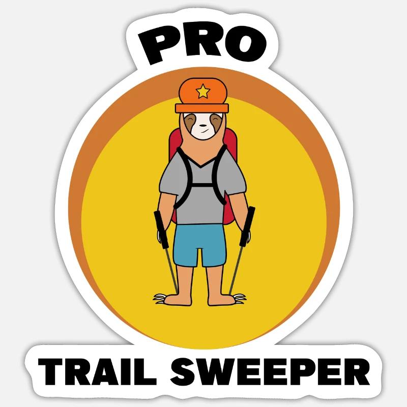 Säugetier Statement Faultier Urwaldbewohner Tier - Sticker Größe S (10 x 10 cm) - Mattweiß