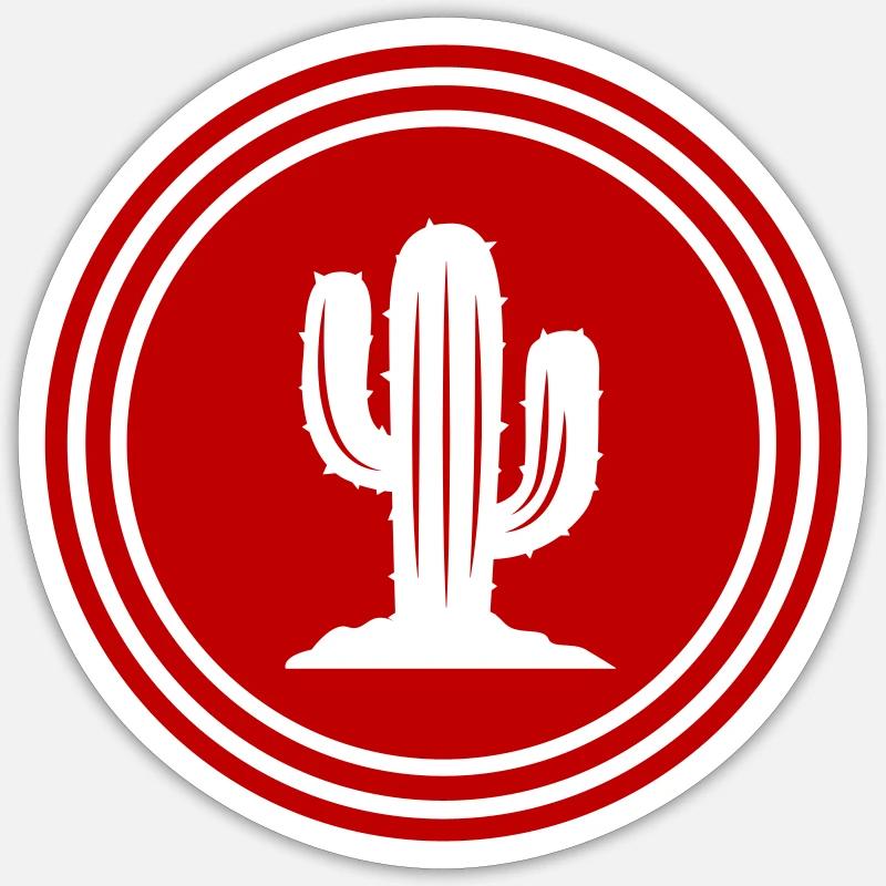 Cactus Element Sticker size S (10 x 10 cm)