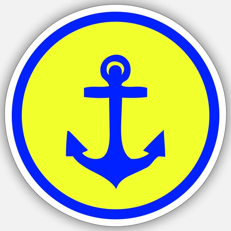 Anchor Sticker size S (10 x 10 cm)