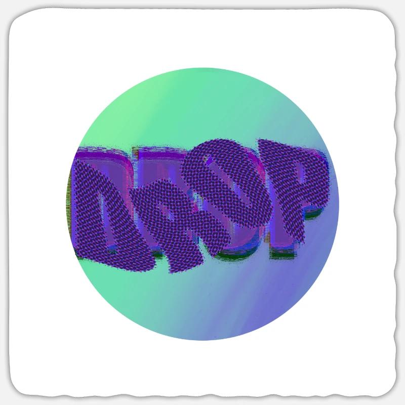 DROP - J’attends le Drop Sticker taille S (10 x 10 cm)