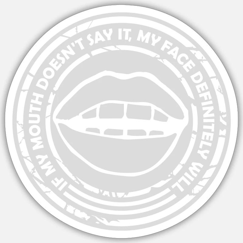 Sticker Größe S (10 x 10 cm) - 