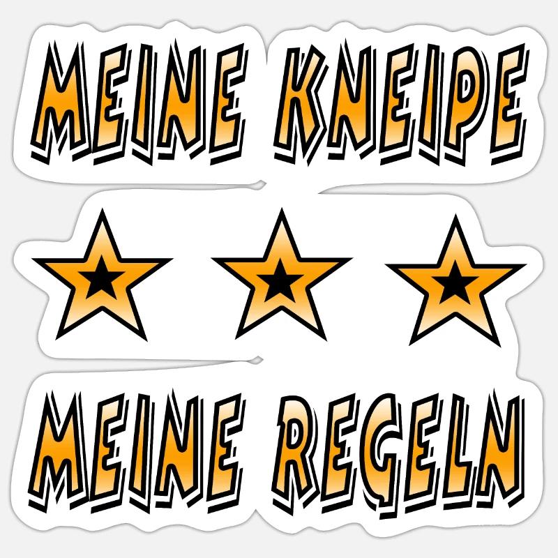 Sticker Größe S (10 x 10 cm) - 