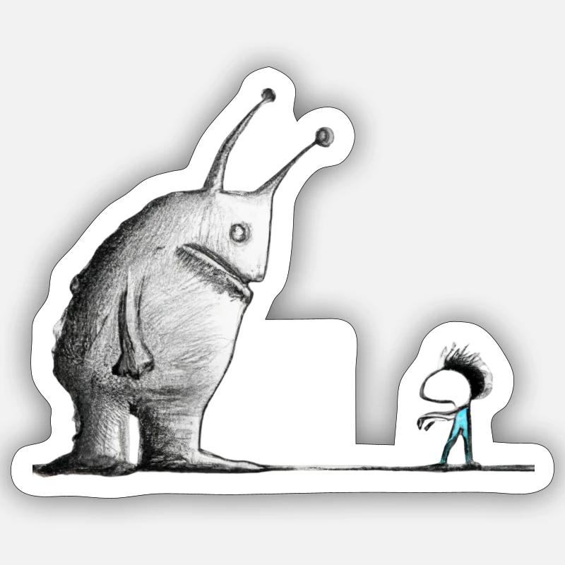 Sticker Größe S (10 x 10 cm) - 