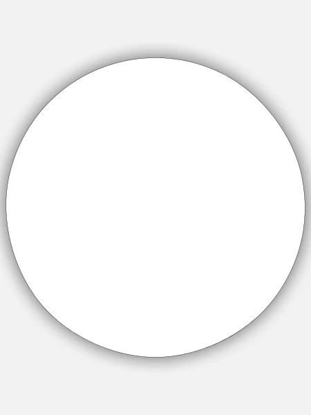 Bulle Skelett - Sticker Größe S (10 x 10 cm) - Mattweiß
