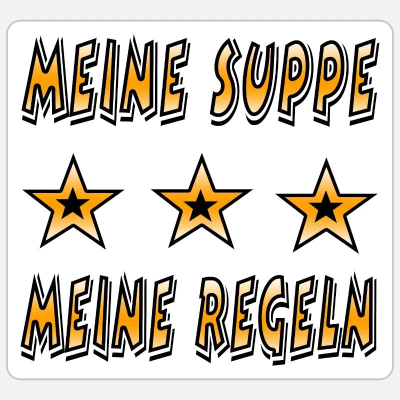 Suppe Sticker Größe S (10 x 10 cm)