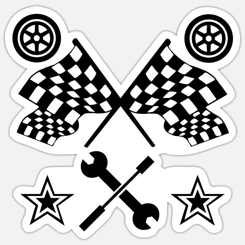 Sticker Größe S (10 x 10 cm) - 