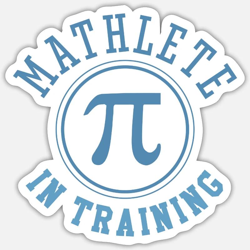 Mathlet im Training Sticker Größe S (10 x 10 cm)