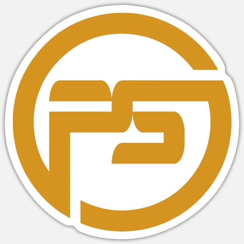 PS - Sticker Größe S (10 x 10 cm) - Mattweiß