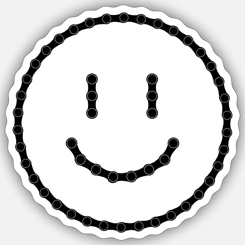 Would have had bicycle chain 17 Sticker size S (10 x 10 cm)