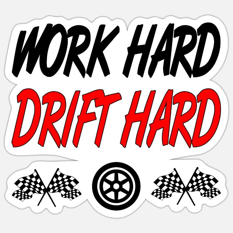 Auto - Sticker Größe S (10 x 10 cm) - Mattweiß