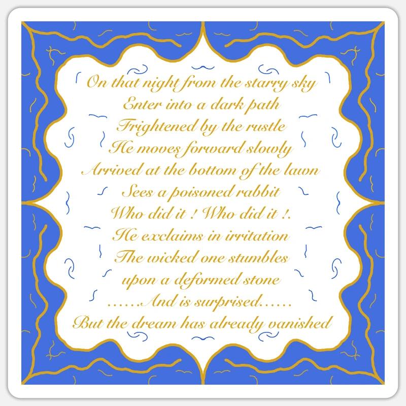 Sticker size S (10 x 10 cm) - 