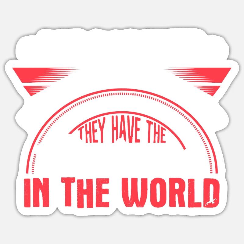 Fils Père Garçon - Sticker taille S (10 x 10 cm) - blanc mat