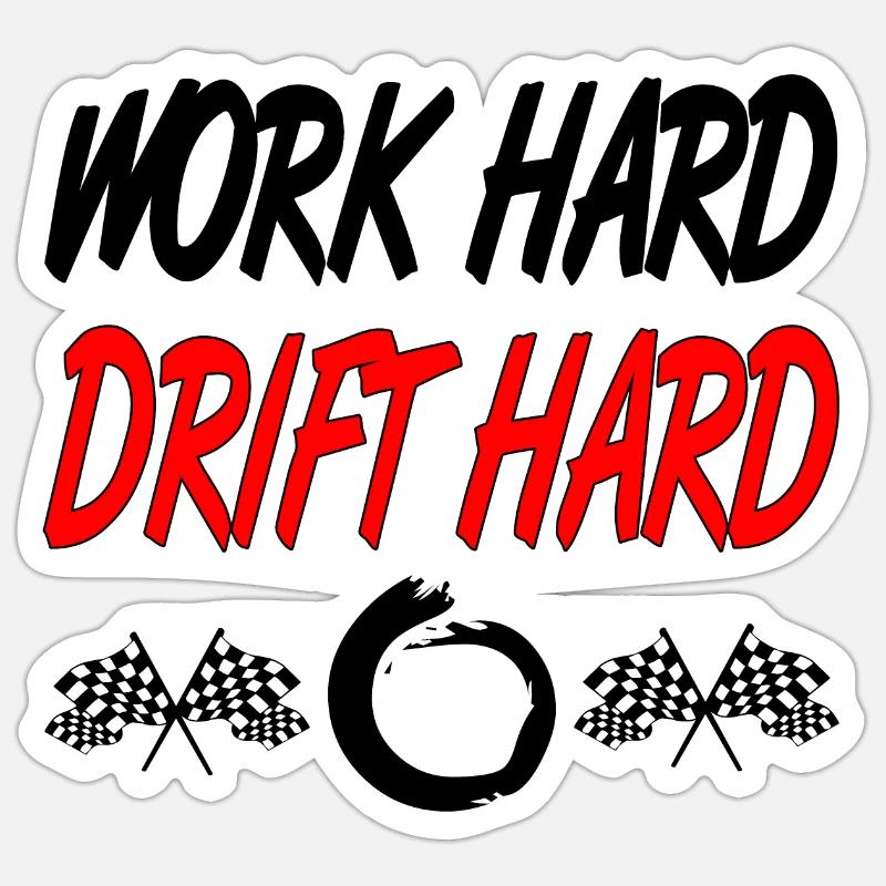 Voiture - Sticker taille S (10 x 10 cm) - blanc mat