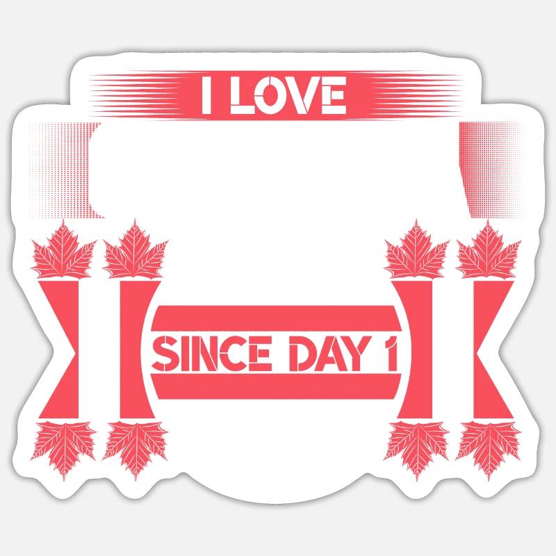 Canada Maple Leaf Origin Sticker size S (10 x 10 cm)