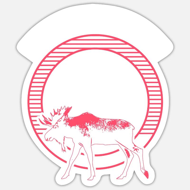 Canada Snow State Gift Idea Sticker size S (10 x 10 cm)