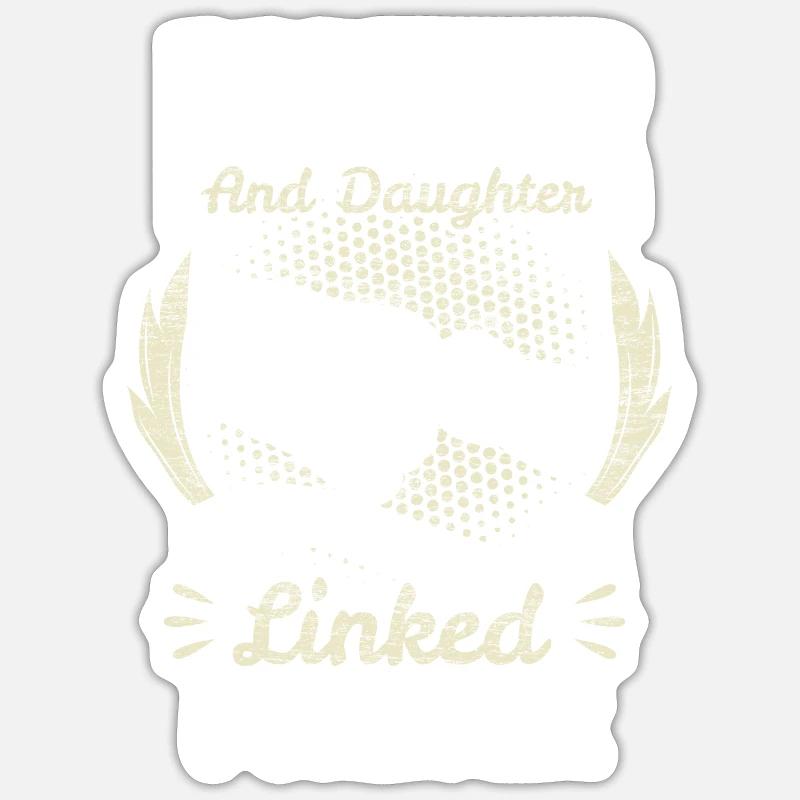 Mutter und Tochter Muttertag Liebe Sticker Größe S (10 x 10 cm)