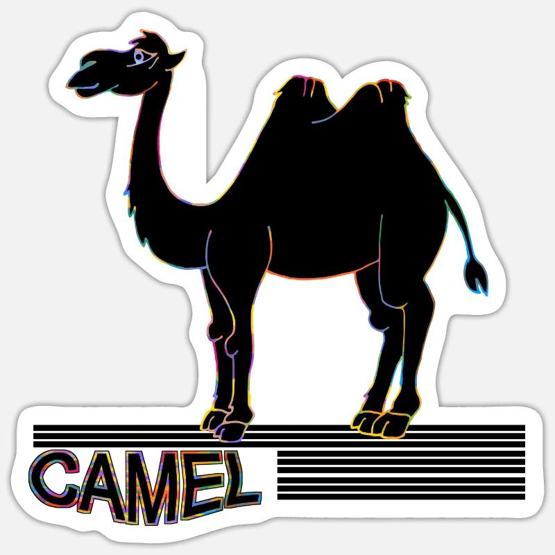 Kamel Sticker Größe S (10 x 10 cm)