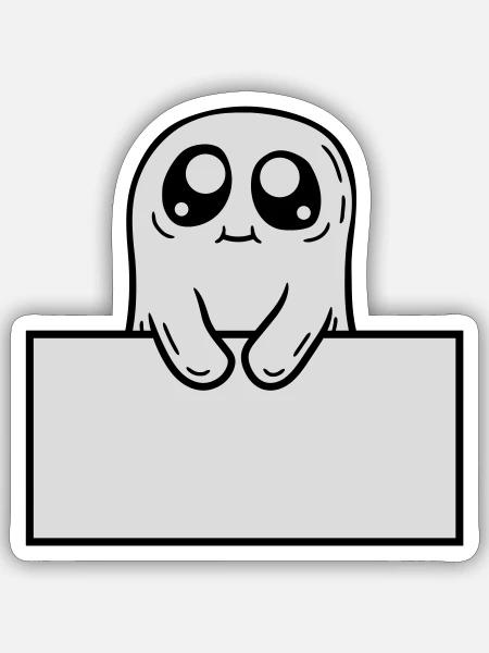  - Sticker size S (10 x 10 cm) - white matte