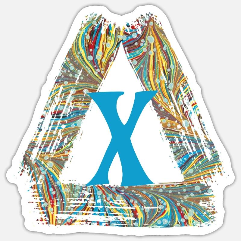 e 201 x - Sticker Größe S (10 x 10 cm) - Mattweiß