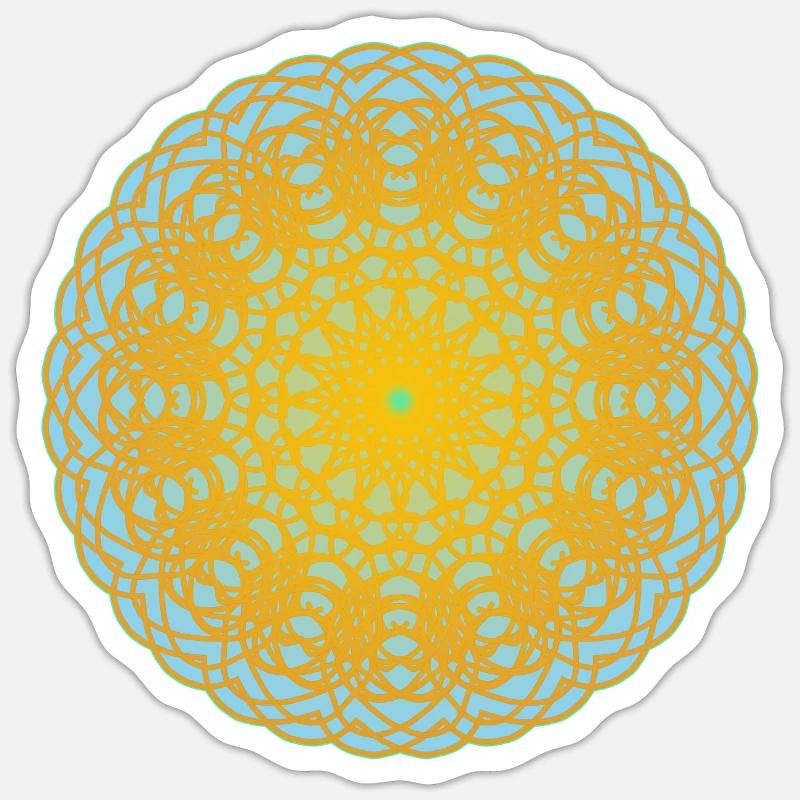 Mandala Sky Light Sticker size S (10 x 10 cm)