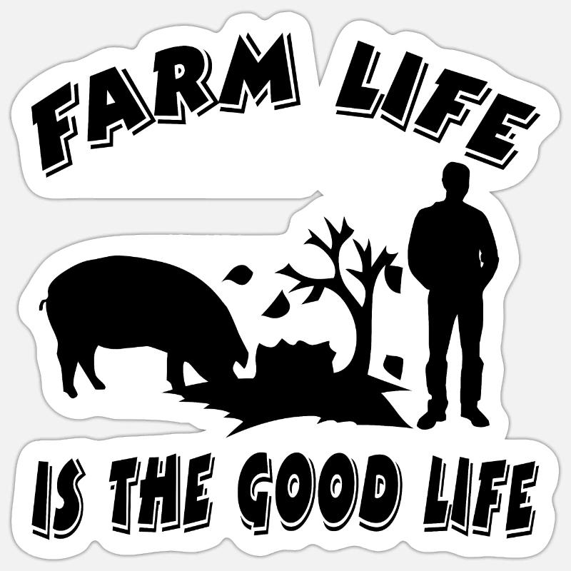 Ferme Sticker taille S (10 x 10 cm)