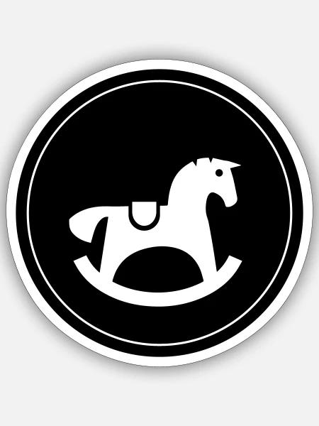  - Sticker taille S (10 x 10 cm) - blanc mat