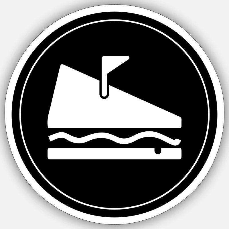 Sticker Größe S (10 x 10 cm) - 