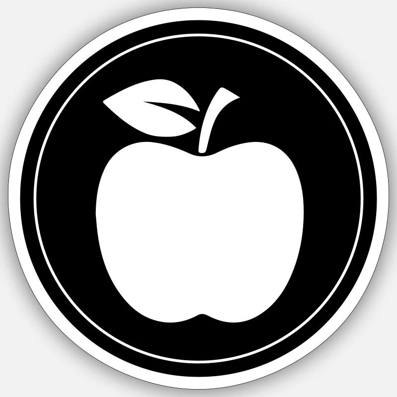 Apple Symbol - Sticker size S (10 x 10 cm) - white matte
