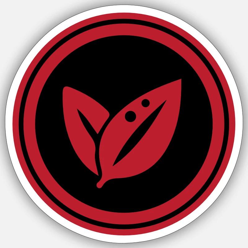 Leaf Ecology Sticker size S (10 x 10 cm)