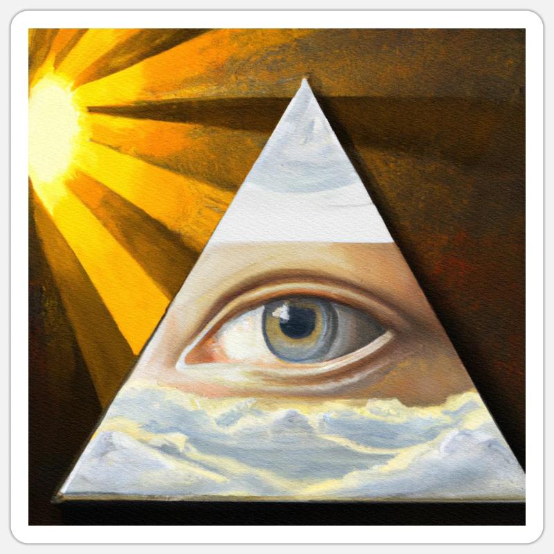 Inner Sight Sticker size S (10 x 10 cm)