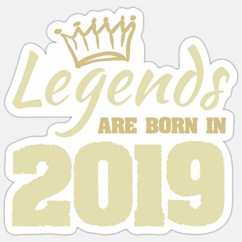 2019 - Sticker taille S (10 x 10 cm) - blanc mat