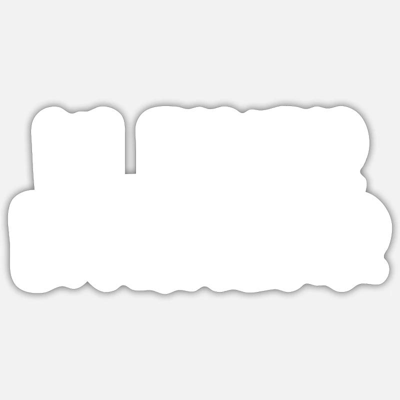 Kleiner Bauherr - Sticker Größe S (10 x 10 cm) - Mattweiß