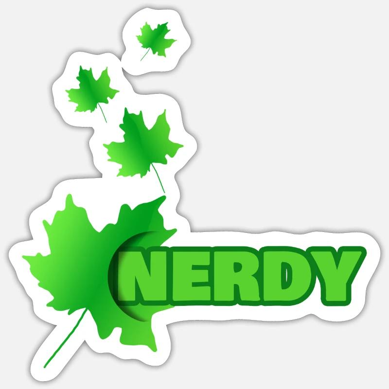 Nerd Sticker Größe S (10 x 10 cm)