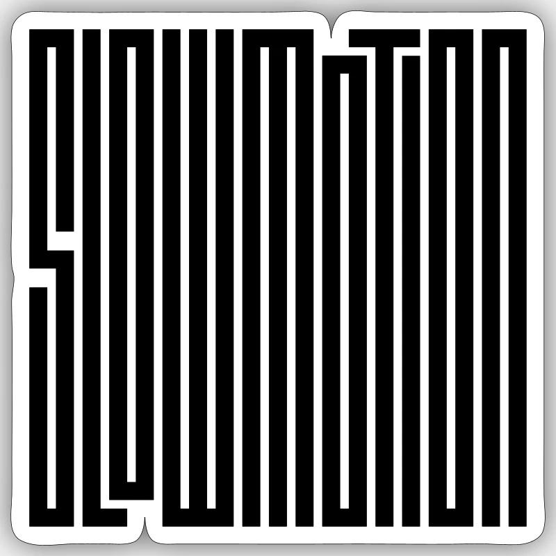 Slowmotion - Langsam machen Sticker Größe S (10 x 10 cm)
