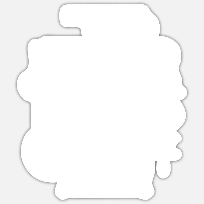 Engineer - Sticker size S (10 x 10 cm) - white matte