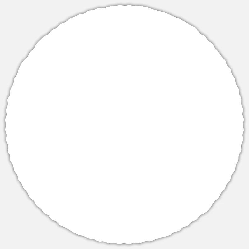 Geometric Circle Optical 3D Line Illusion Sticker size S (10 x 10 cm)