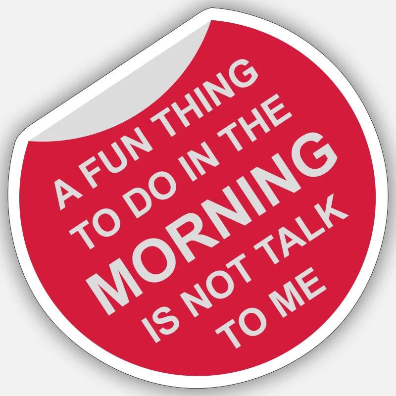 ne me parle pas Sticker taille S (10 x 10 cm)