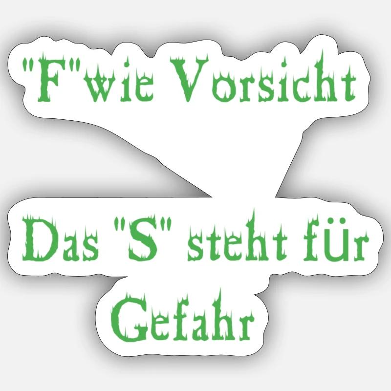 Sticker Größe S (10 x 10 cm) - 